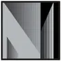 QUADRO FINELINE II 1 M X 1 M - PRETO/BRANCO - Foto 1