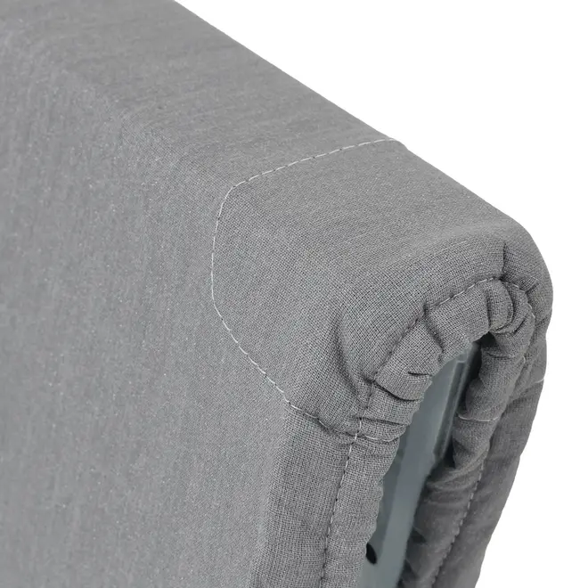 CAPA PARA PASSAR ROUPAS DOBRÁVEL REGLER - CINZA - Foto 6