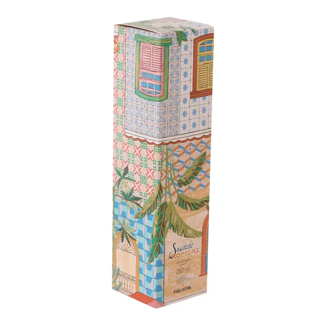 AROMATIZADOR PUXURI 250 ML SAUDADE TROPICAL - AZUL HISTÓRICO/MULTICOR - Foto 5
