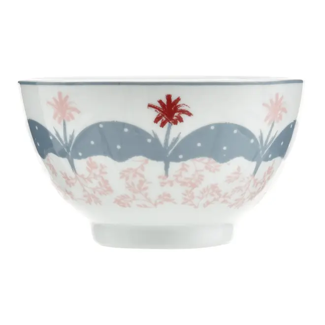 TIGELA 13 CM PASCOQUETTE - BLEU CENDRÉ/VIN ROSE - Foto 3