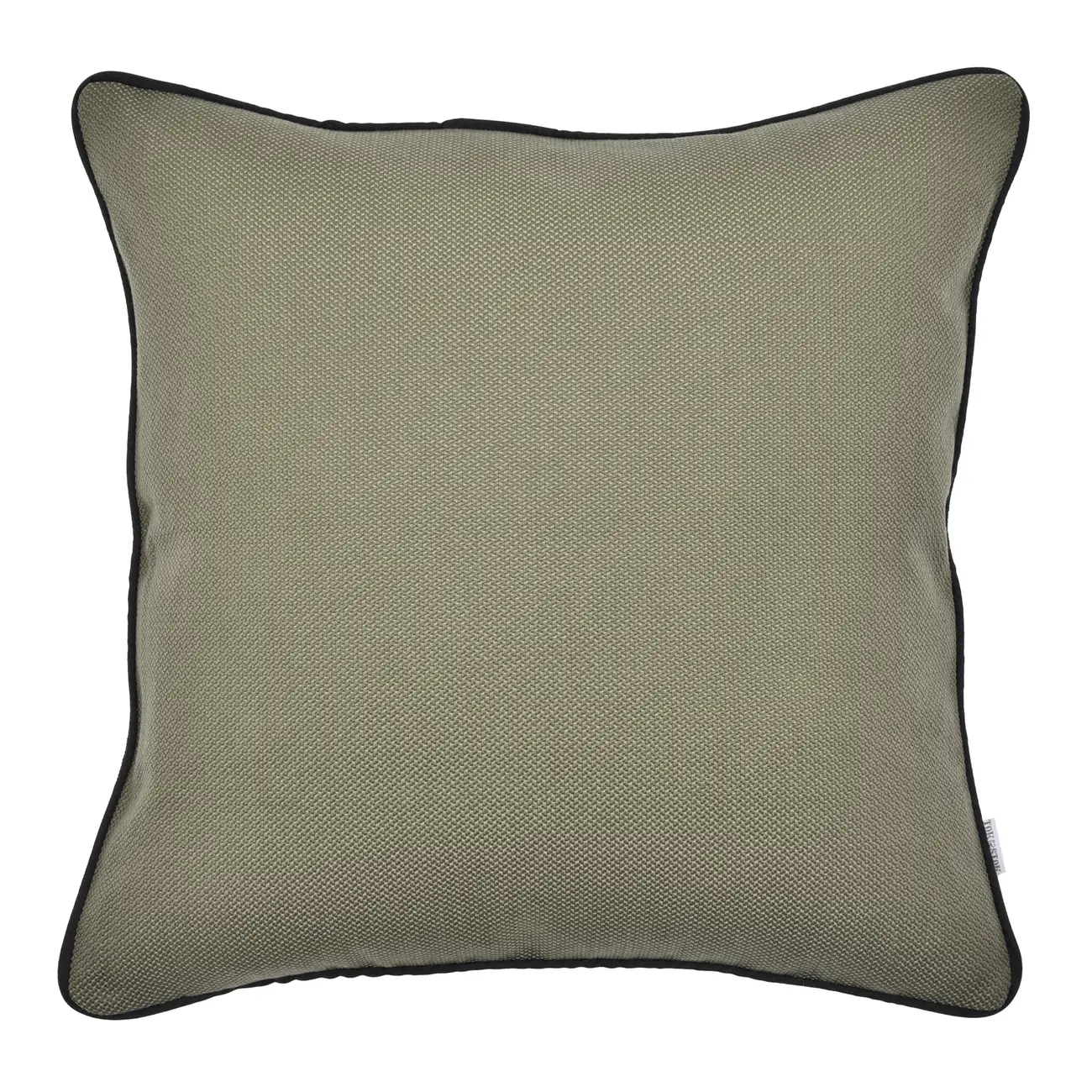 CAPA ALMOFADA 43 CM X 43 CM PAIR - MUSGO/PRETO - Foto 2