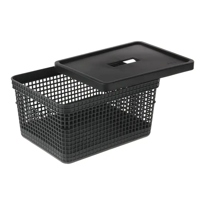 CAIXA 22 CM X 38 CM X 28 CM GRID - PRETO - Foto 5