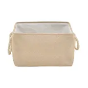 CESTO 23 CM X 26 CM X 35 CM TRAIRI - NATURAL/OFF WHITE - Foto 1