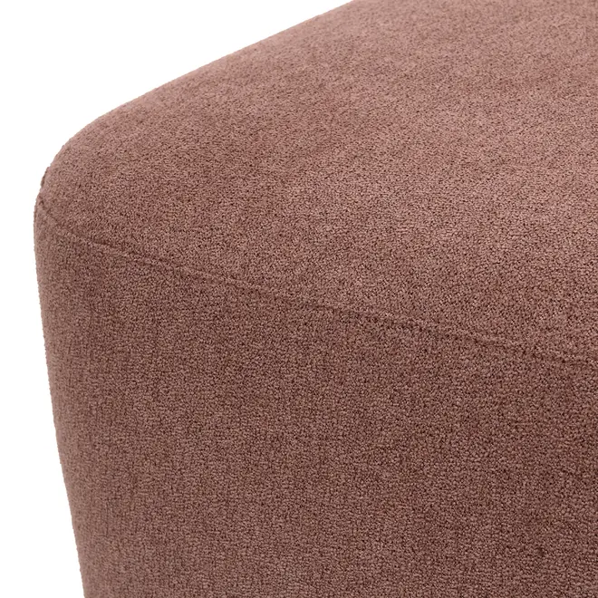 MÓDULO SOFÁ 1 LUGAR ASSENTO 75 CM SHIRO - QUARTZO ROSA - Foto 9