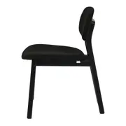 CADEIRA DE JANTAR MALMO - PRETO/PRETO - Foto 3