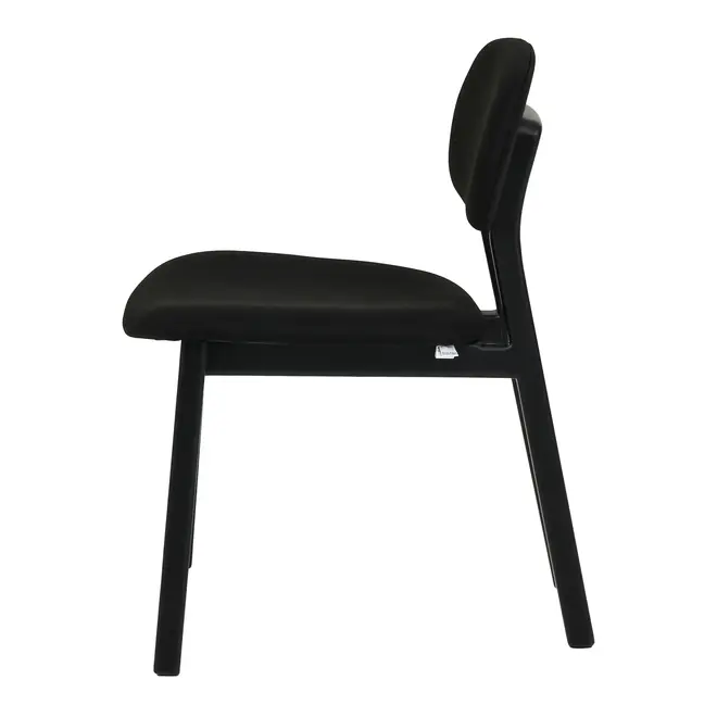 CADEIRA DE JANTAR MALMO - PRETO/PRETO - Foto 3