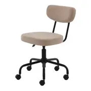 CADEIRA HOME OFFICE MIER - PRETO/BEGE - Foto 1