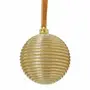 PINGENTE BOLA C/2 FINE FESTIVITY 8 CM - OURO - Foto 3