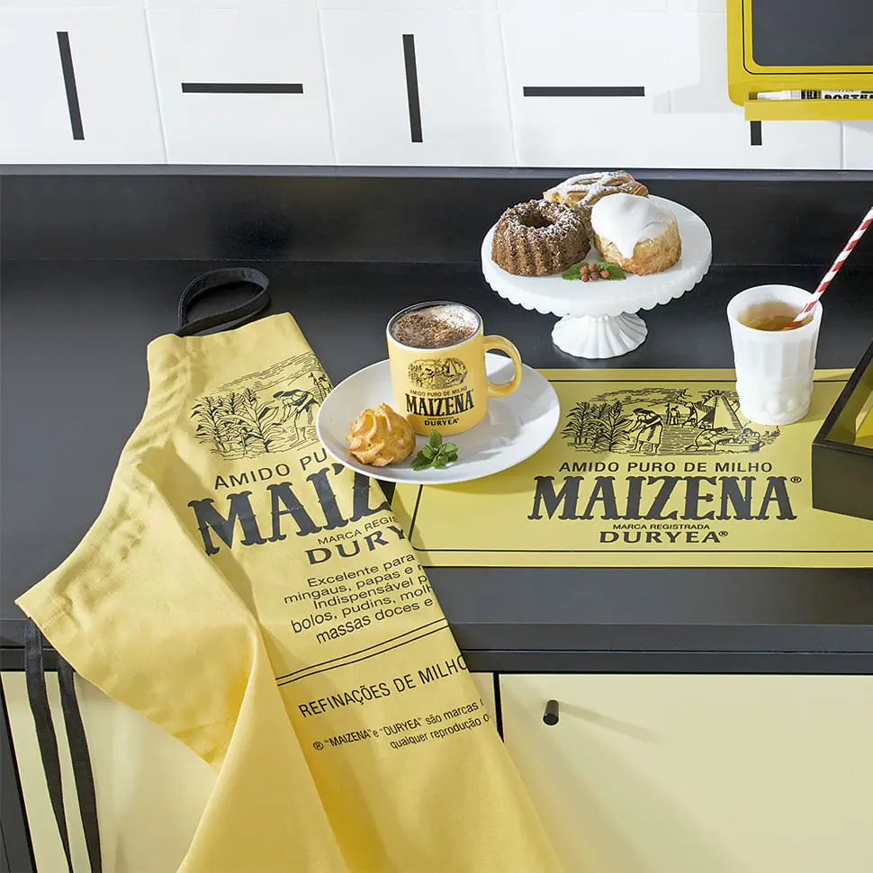 AVENTAL MAIZENA - AMARELO/PRETO - Foto 5