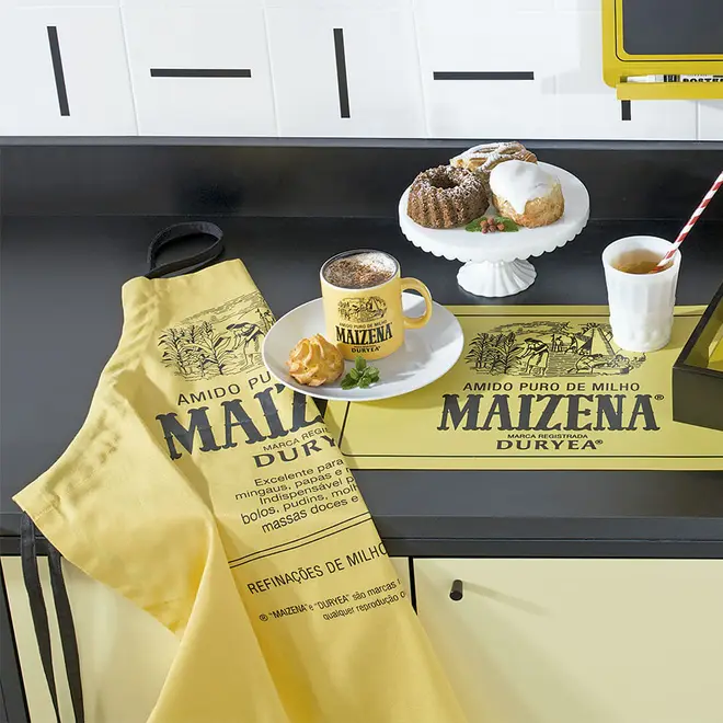 AVENTAL MAIZENA - AMARELO/PRETO - Foto 5