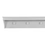 PRATELEIRA COM GANCHOS 18 CM X 1,20 M X 18 CM MON DIEU - BRANCO - Foto 4