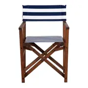CADEIRA LEME COM ASS/ENCOSTO BLUESTRIPE - TAMARINDO/AZUL - Foto 3