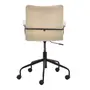 CADEIRA HOME OFFICE FENIKS - BEGE/PRETO - Foto 5