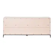 BUFFET 2 PORTAS/3 GAVETAS 1,80 M X 45 CM NASH - AREIA/PRETO - Foto 8