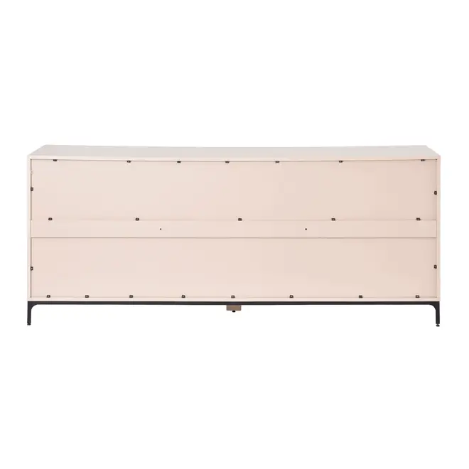 BUFFET 2 PORTAS/3 GAVETAS 1,80 M X 45 CM NASH - AREIA/PRETO - Foto 8