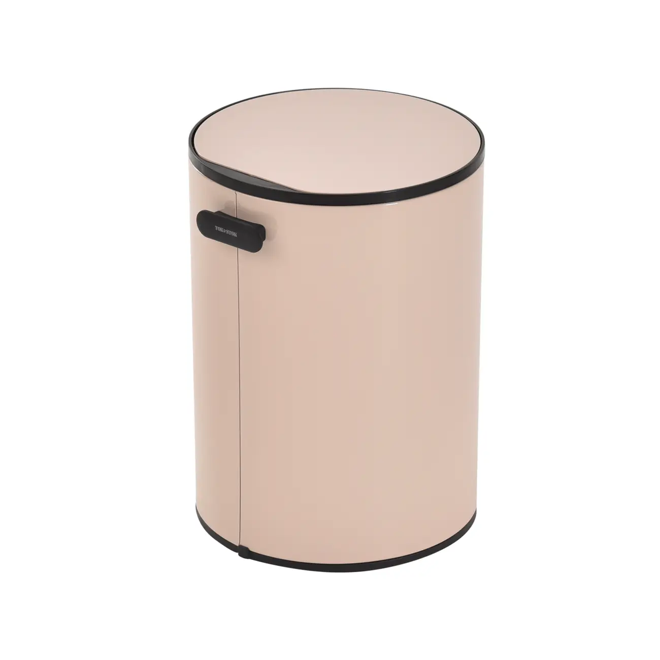 LIXEIRA 5 L MODERN FLEX - AREIA/PRETO - Foto 4