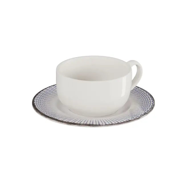 XÍCARA CAFÉ 50 ML SALINA I - BRANCO/AZUL - Foto 30