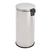 LIXEIRA COM PEDAL 30 L MALDEN - INOX/PRETO - Foto 5