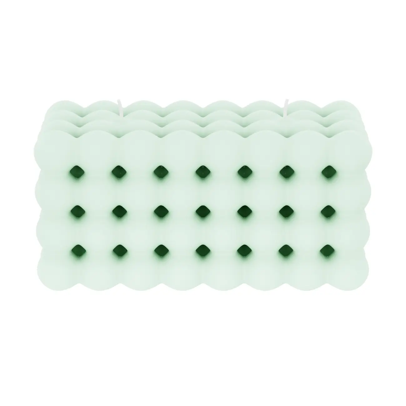 VELA 6 CM X 12 CM FUNNY BUBBLE - SORBET DE MENTA - Foto 1