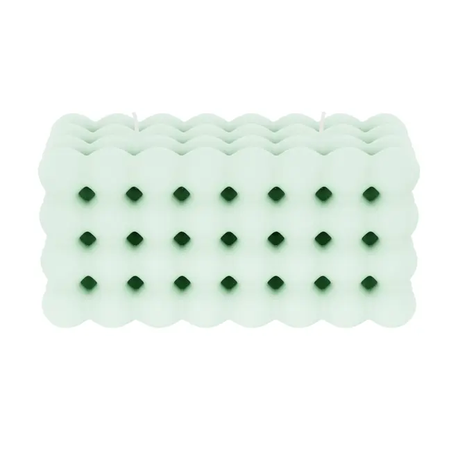 VELA 6 CM X 12 CM FUNNY BUBBLE - SORBET DE MENTA - Foto 1