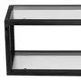 RACK SUSPENSO/NICHO 2,10 M X 21 CM GRAFF - GRAFITE MATTE FLOTADO/INCOLOR - Foto 6