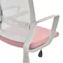 CADEIRA DE ESCRITÓRIO FRESH - CINZA CLARO/QUARTZO ROSA - Foto 7
