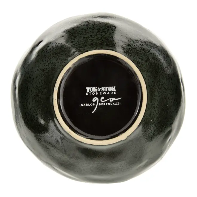 TIGELA 13 CM GEO ORGÂNICO - VERDE ESCURO/PRETO - Foto 4
