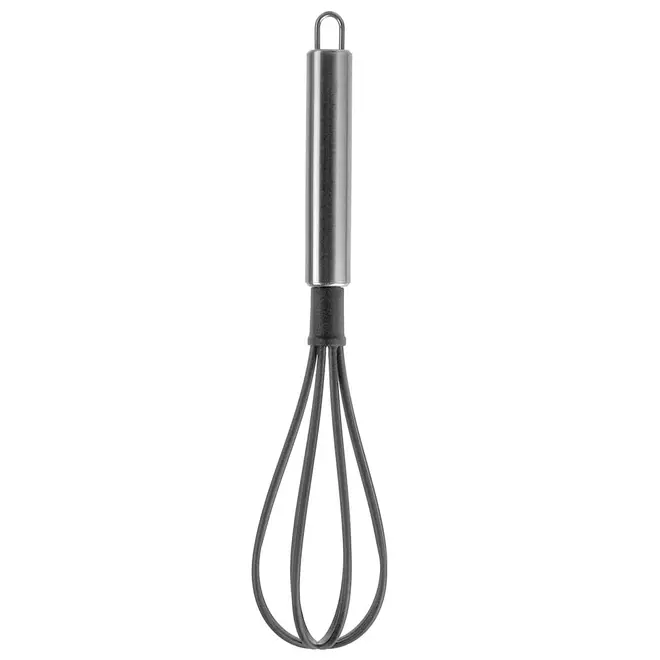 BATEDOR DE CLARAS 30 CM ELLIP NYLON - PRETO/INOX - Foto 1