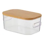 CAIXA 6 CM X 14 CM X 9 CM BAMBOO PRATIC - INCOLOR/BAMBU - Foto 2