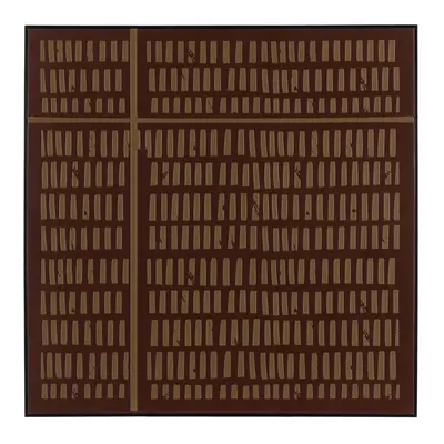 QUADRO 80 CM X 80 CM VOLUMETRIC BROWN