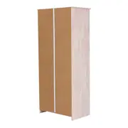 GUARDA-ROUPA DE SOLTEIRO 2 PORTAS/1 GAVETA TIMBER - BRANCO LAVADO - Foto 9