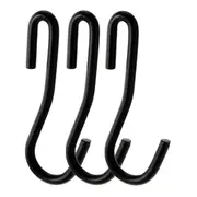 KIT GANCHOS COM 3 HANGING - PRETO - Foto 1