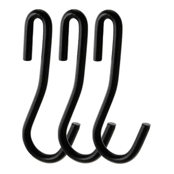 KIT GANCHOS COM 3 HANGING - PRETO - Foto 1
