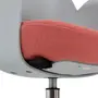 CADEIRA HOME OFFICE VÓRTEX - CINZA CLARO/OPALA ROSA - Foto 8