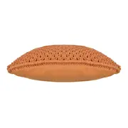 ALMOFADA 45 CM X 45 CM MACRAMÊ PLURI - CASCA DE URUCUM - Foto 2