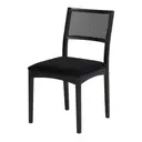 PRETO/PRETO - CADEIRA COM PALHINHA BOSSA