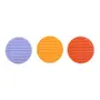 DESCANSO KIT COM 3 PEÇAS FRISBY - CORES CALEIDOCOLOR - Foto 1