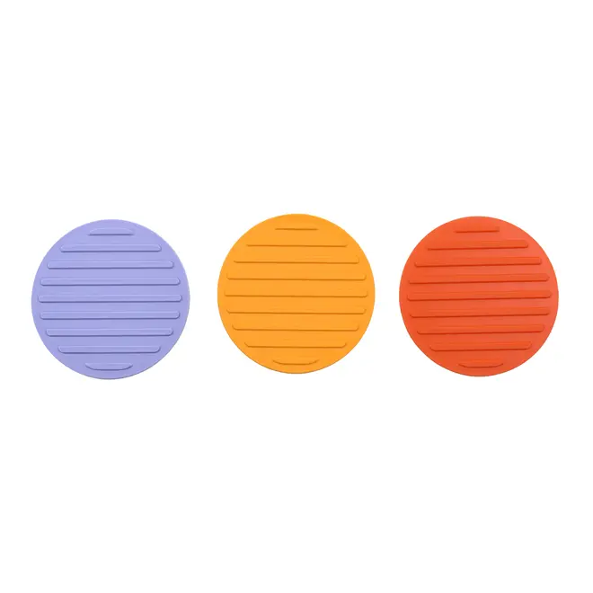 DESCANSO KIT COM 3 PEÇAS FRISBY - CORES CALEIDOCOLOR - Foto 1