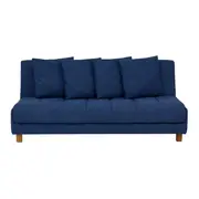SOFÁ-CAMA 3 LUGARES DOUBLE DUTY - AZUL ESCURO - Foto 1