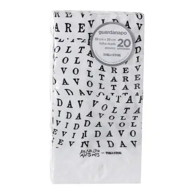 GUARDANAPO 39 CM X 39 CM PACOTE COM 20 PEÇAS TUDO OU TUDO
