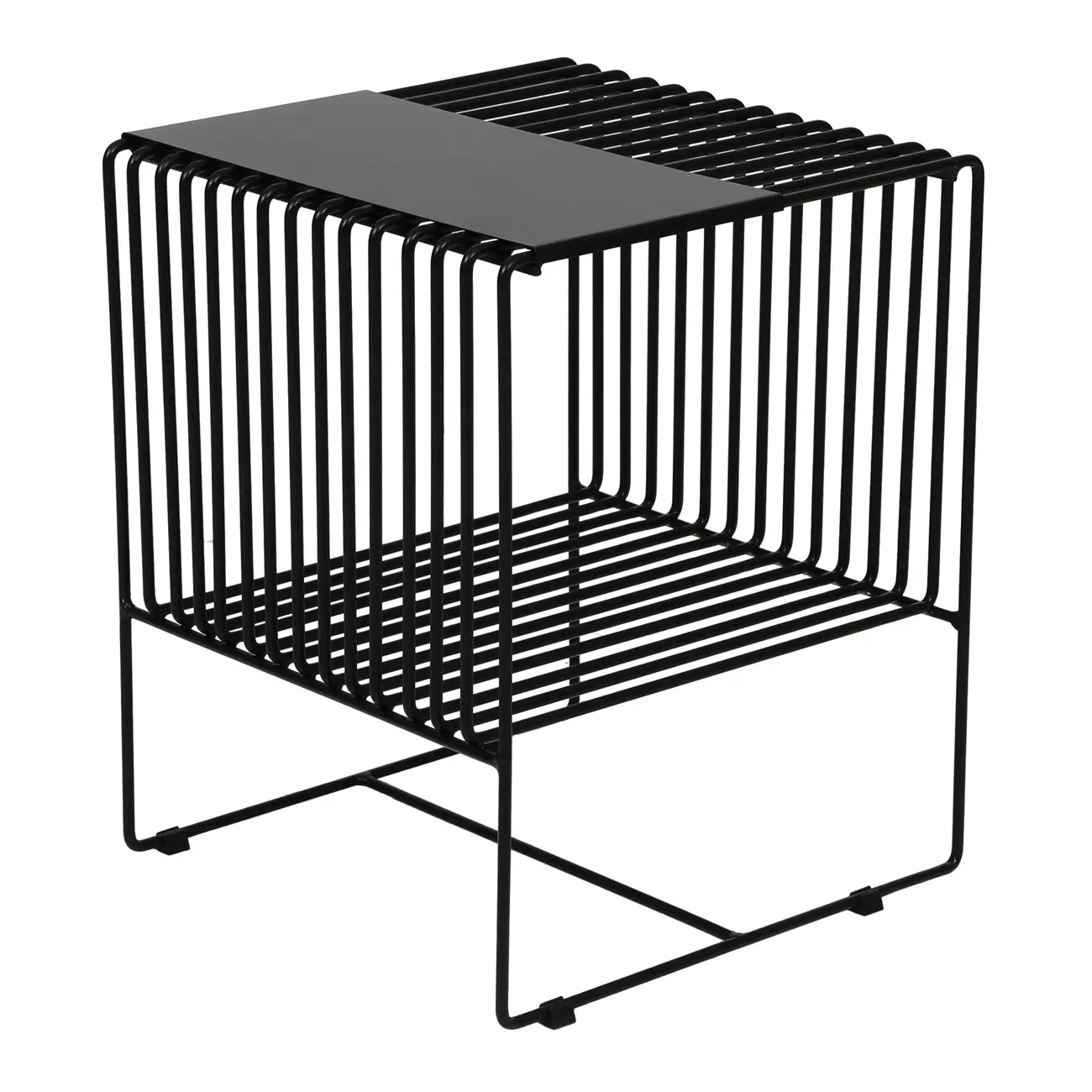 MESA LATERAL 40 CM X 42 CM TELMA - PRETO - Foto 6