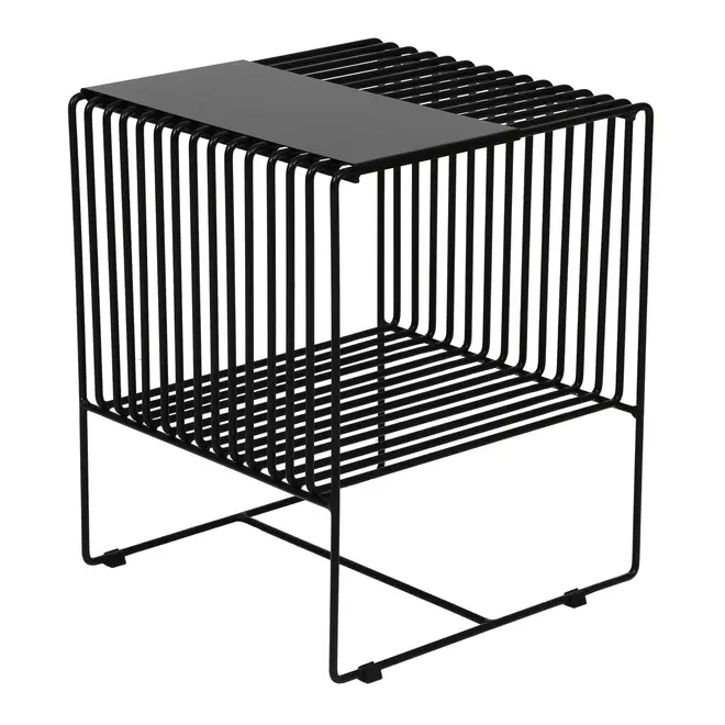 MESA LATERAL 40 CM X 42 CM TELMA - PRETO - Foto 6