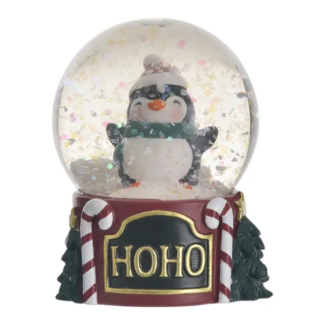 GLOBO PINGUIM 6 CM HOHO HOME - VERMELHO HINDU/ENGLISH GREEN - Foto 2