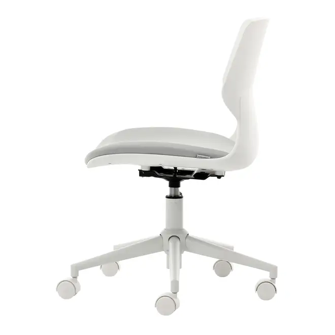 CADEIRA HOME OFFICE ZIPZ - BRANCO/FLANDRES - Foto 3
