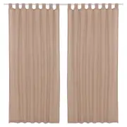 CORTINA 2 PEÇAS 1,30 M X 2,30 M CONDOTTI - MESCLADO BEGE - Foto 1