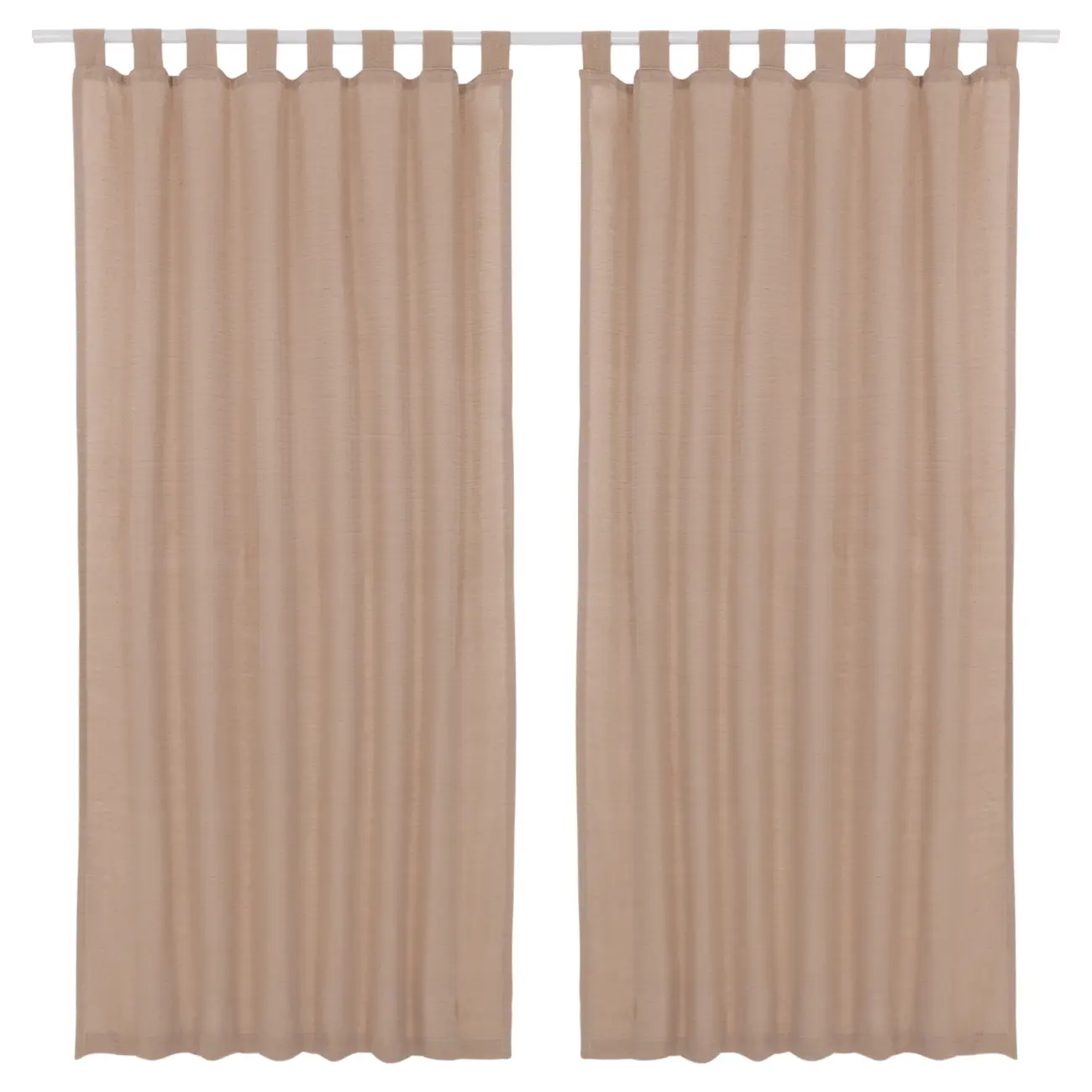 CORTINA 2 PEÇAS 1,30 M X 2,30 M CONDOTTI - MESCLADO BEGE - Foto 1
