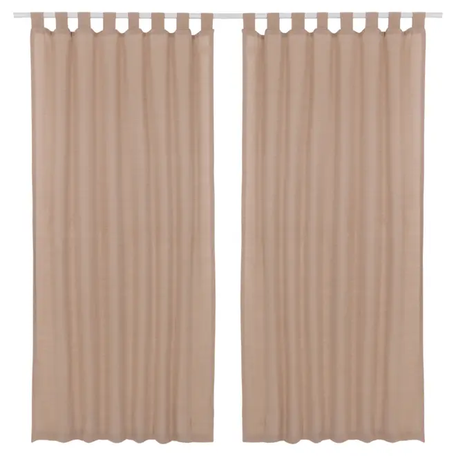 CORTINA 2 PEÇAS 1,30 M X 2,30 M CONDOTTI - MESCLADO BEGE - Foto 1