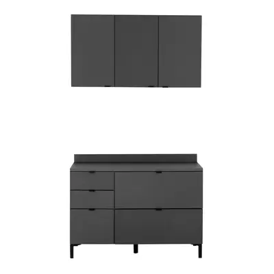ARMÁRIO COZINHA COMPL. 5P/3G 3 PÇS SLEEK