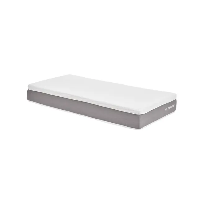 COLCHÃO SOLTEIRO FIRME COM MOLAS ENSACADAS 88 CM X 1,88 M X 25 CM TATOU GULDI - CINZA/BRANCO - Foto 2