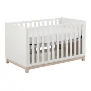 BERÇO 70 CM 2 EM 1 - BERÇO/MINICAMA DULCE - BRANCO/NATURAL WASHED - Foto 3